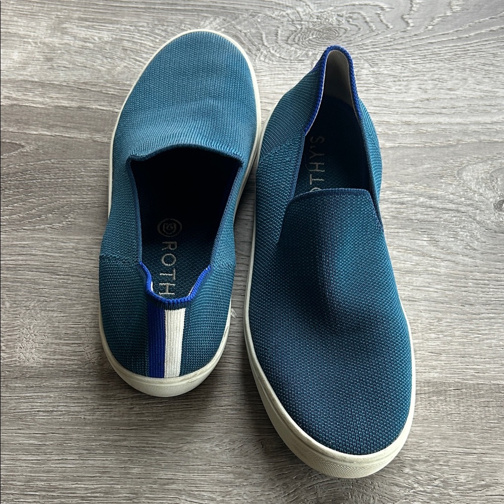 Rothy's Blue Slip-On Loafers